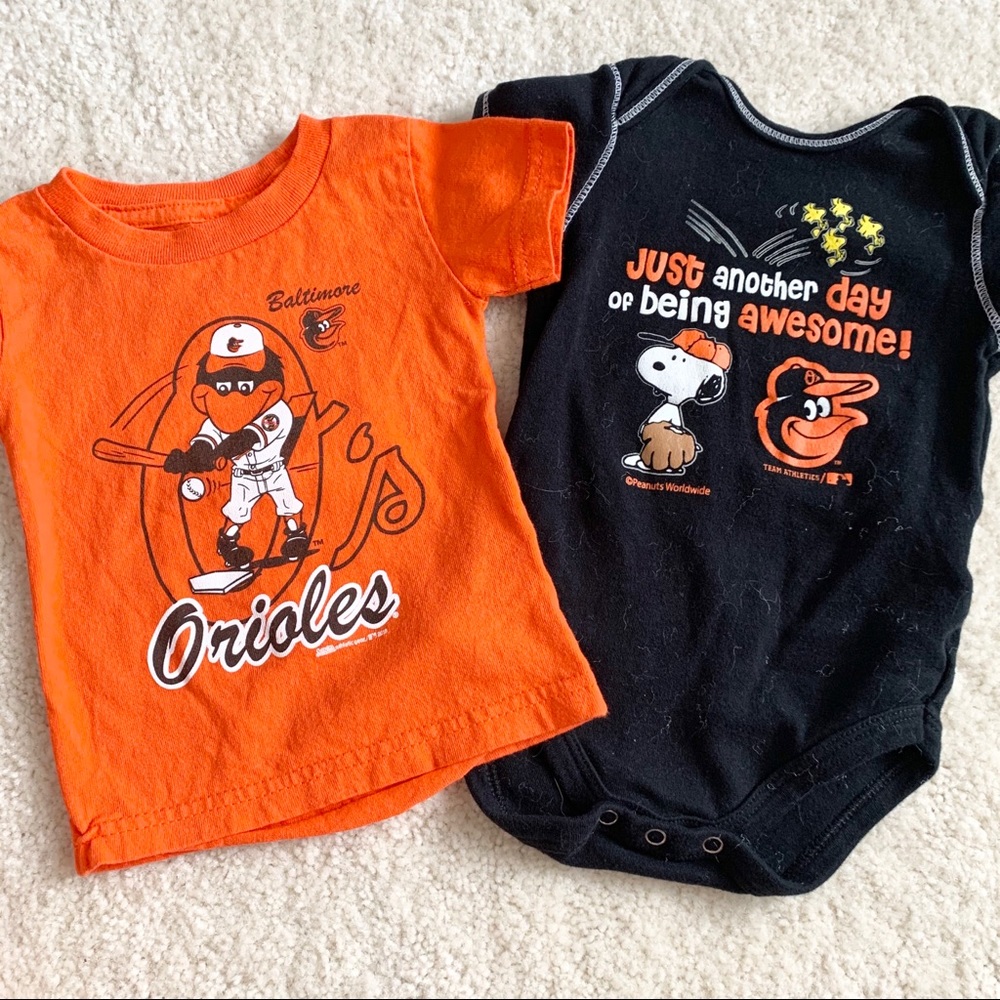 Baltimore Orioles Onesie and Shirt Set